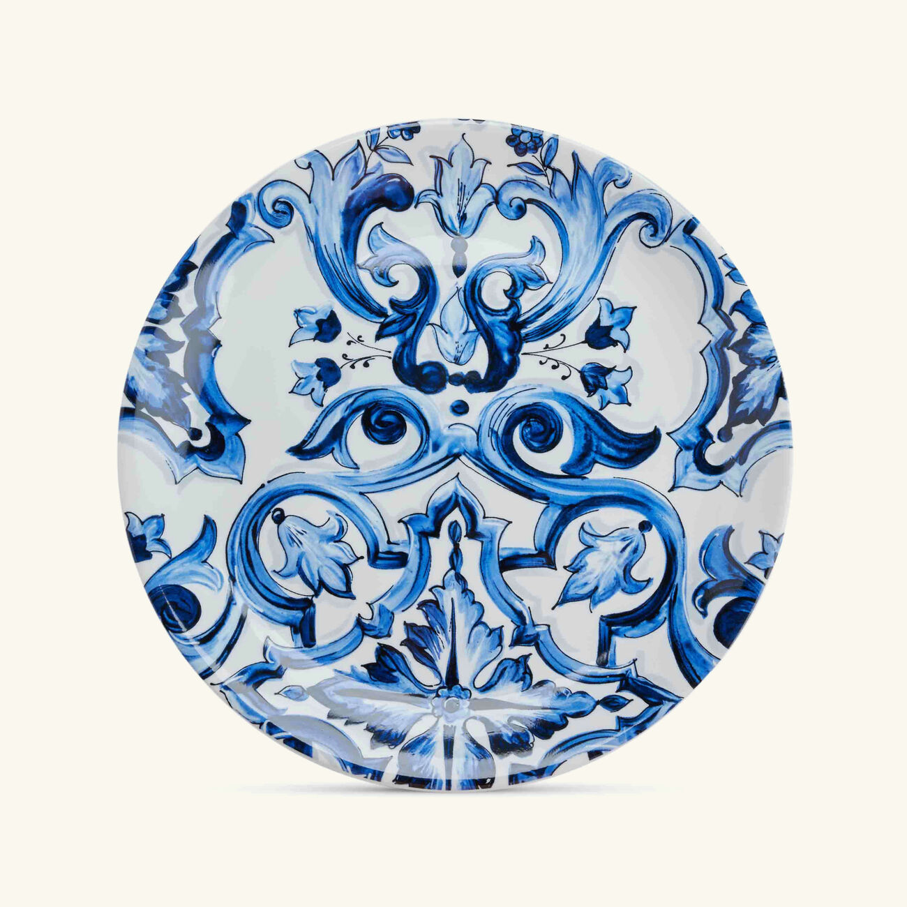 dolce gabbana casa blu mediterraneo round platter 40cm