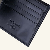 Croco Dandy Leather Wallet Black st dupont croco dandy leather wallet black