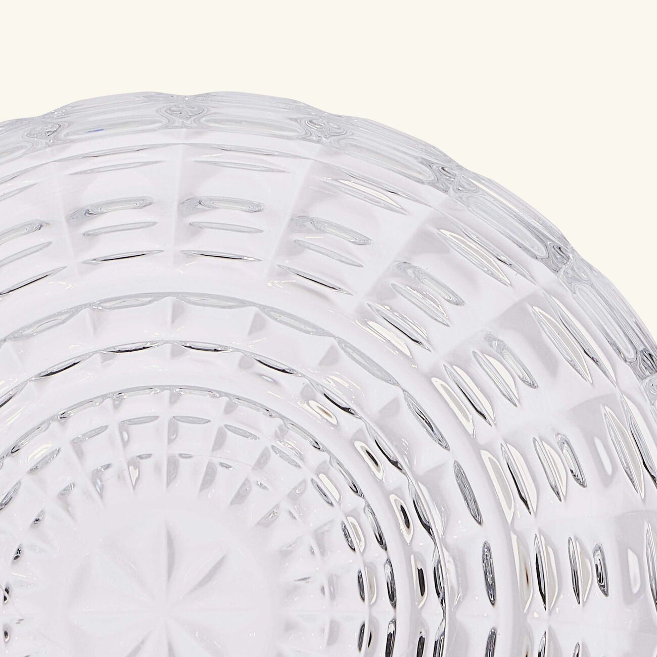 baccarat new antique aura candle holder clear small