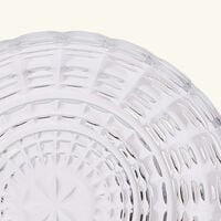 baccarat new antique aura candle holder clear small