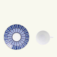 Talleyrand Coffee Cup & Saucer Set Of 2 Blue baccarat talleyrand coffee cup saucer set of 2 blue
