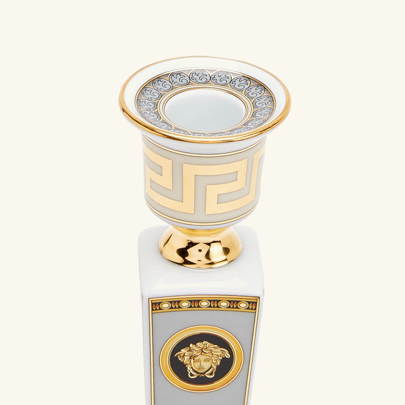 فيرساتشي شمعدان برستيج جالا رمادي