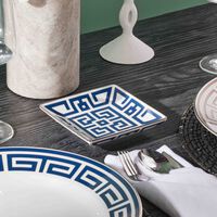 Labirinto Zaffiro Serving Tray Small Blue ginori 1735 labirinto zaffiro serving tray small blue