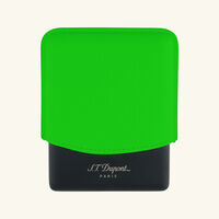 st dupont fluo cigarettes case green