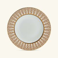 هافيلاند طقم كافالييه رويال المؤلف من طبقين للحساء بتصميم دائري ونقوش ذهبية بقياس 23 سم