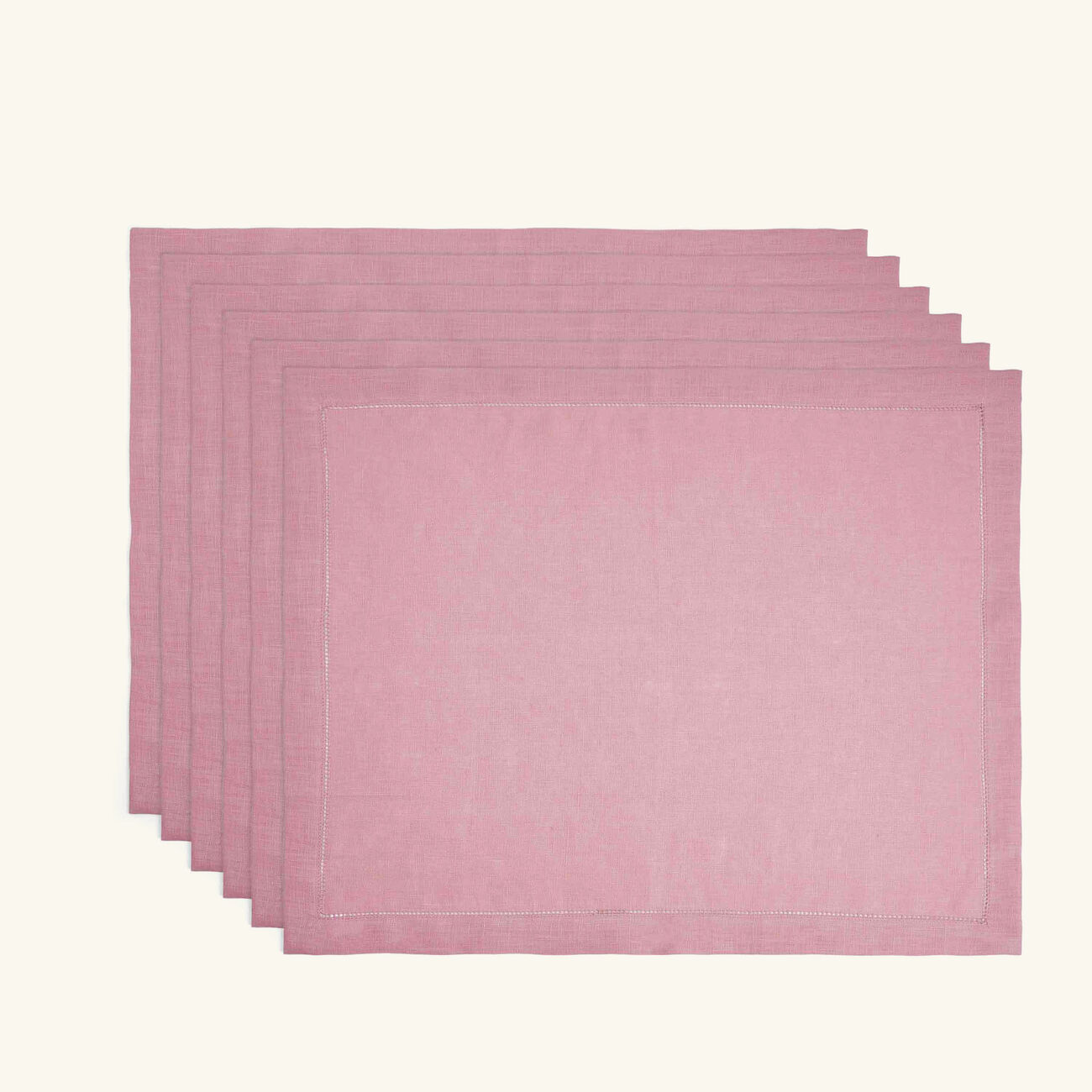 Feliz Placemat Pink Set Of 6 catherine denoual feliz placemat pink set of 6
