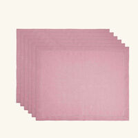 Feliz Placemat Pink Set Of 6 catherine denoual feliz placemat pink set of 6