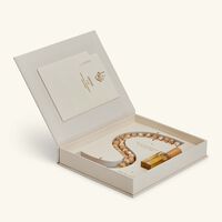 Shukr Caramel Shell Misbaha & Fragrance Set light of sakina shukr caramel shell misbaha fragrance set