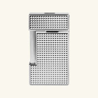 Slimmy Diamond Head Lighter Silver st dupont slimmy diamond head lighter silver