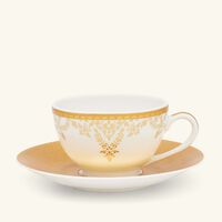 Voyage Tea Cup & Saucer Gold bernardaud voyage tea cup saucer gold