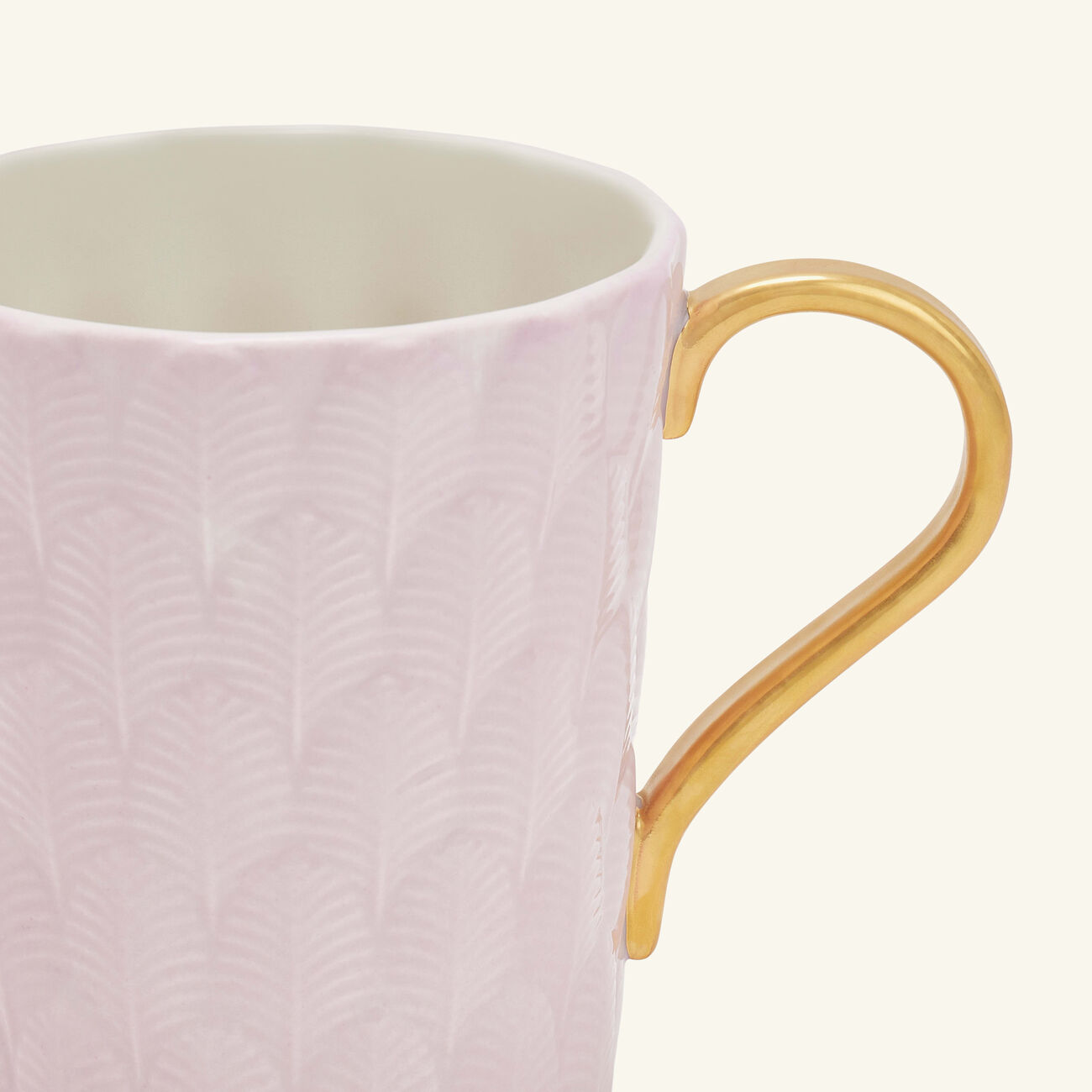 villari peacock mug pink