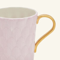 villari peacock mug pink