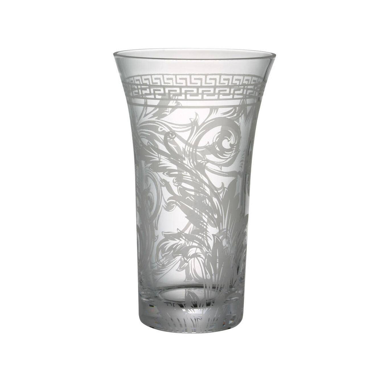 Arabesque Vase Medium Clear versace arabesque vase medium clear