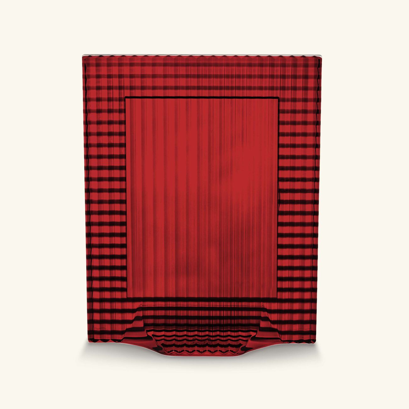 baccarat eye picture frame red 10x15cm