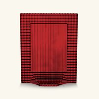 baccarat eye picture frame red 10x15cm