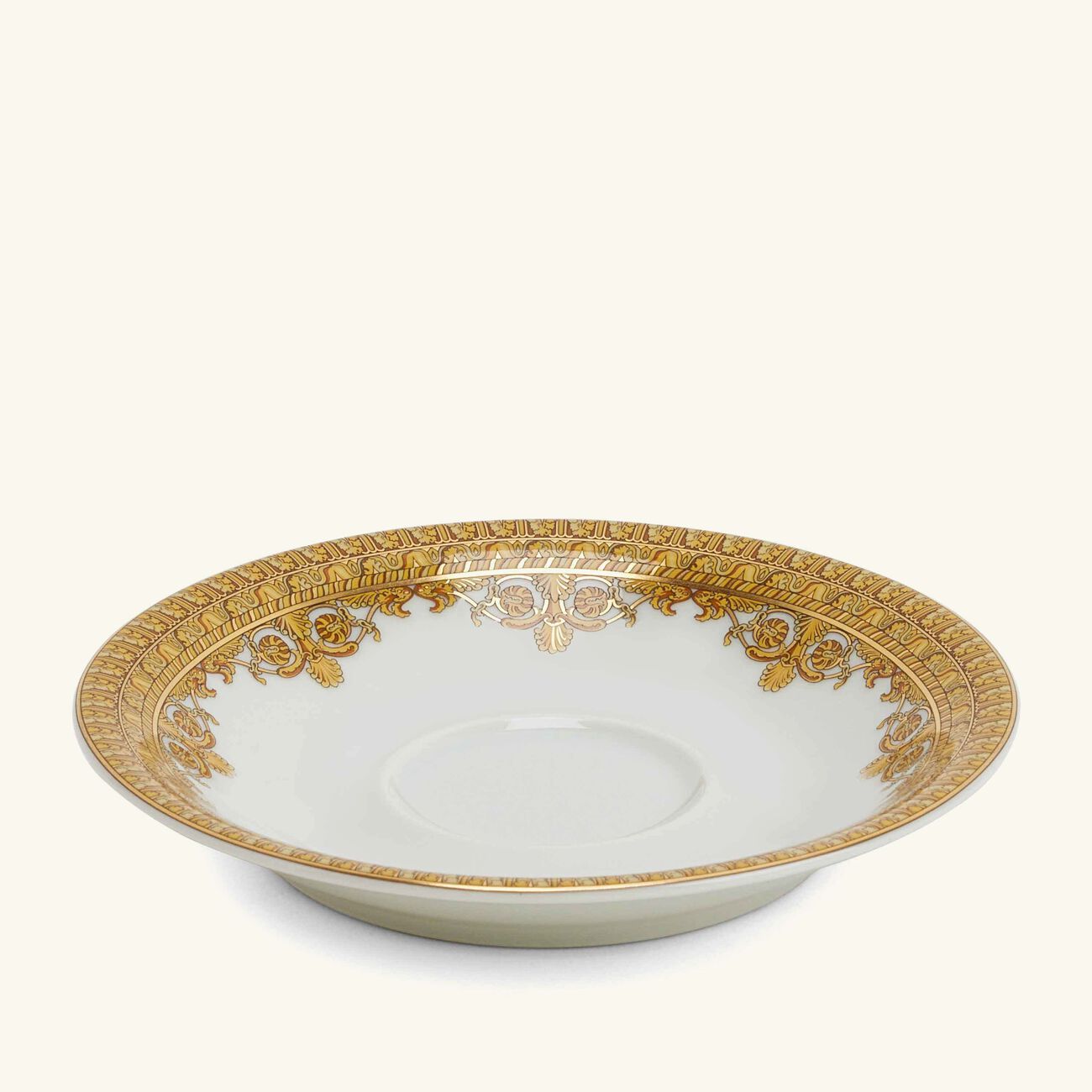 فيرساتشي طقم فناجين القهوة آي لاف باروك مع صحونها باللون الأسود