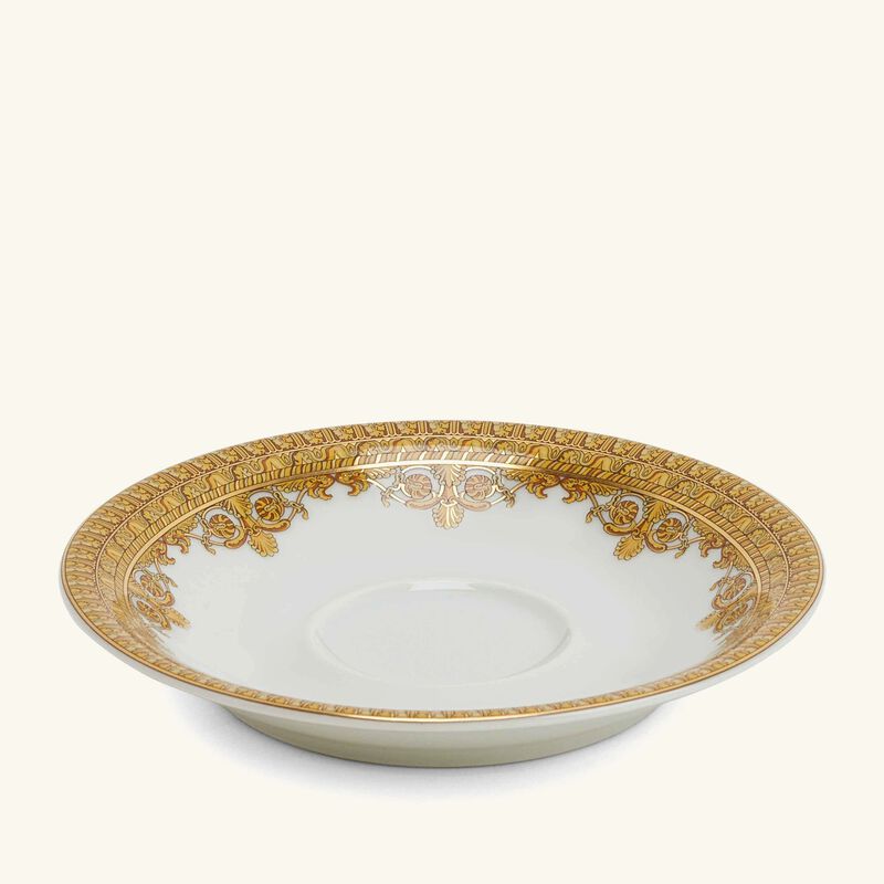 فيرساتشي طقم فناجين القهوة آي لاف باروك مع صحونها باللون الأسود