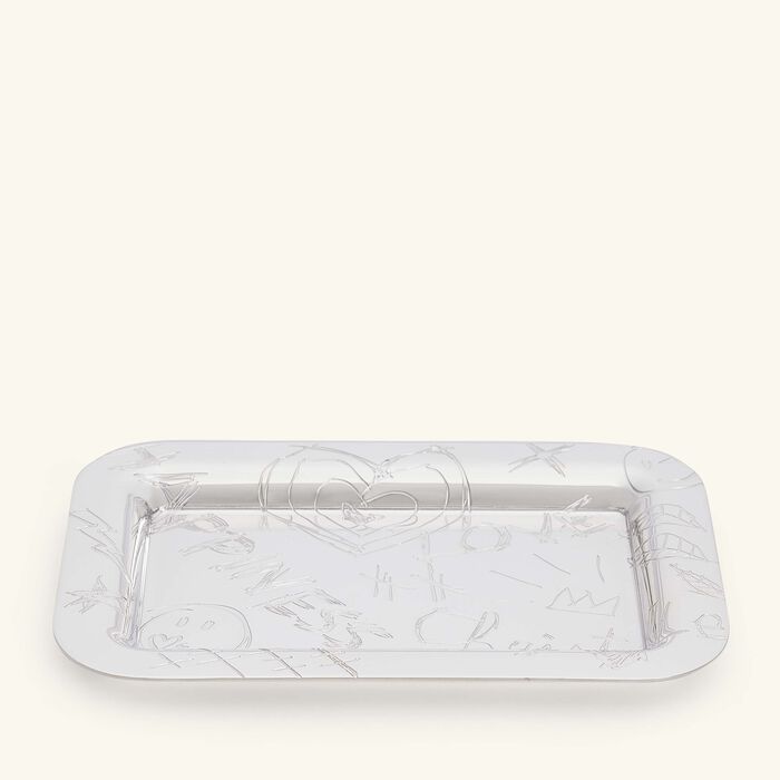 christofle graffiti rectangular tray