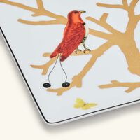 Aux Oiseaux Serving Platter Sqaure Gold 22cm bernardaud aux oiseaux serving platter sqaure gold 22cm