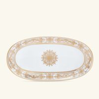 Aux Rois Serving Platter Oval Gold bernardaud aux rois serving platter oval gold