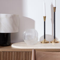 lalique alize vase small clear