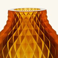 Heroine Coco Vase Round Large Amber ruckl heroine coco vase round large amber