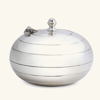 كريستوفل منفضة دائرية صغيرة جدًا باللون الفضي