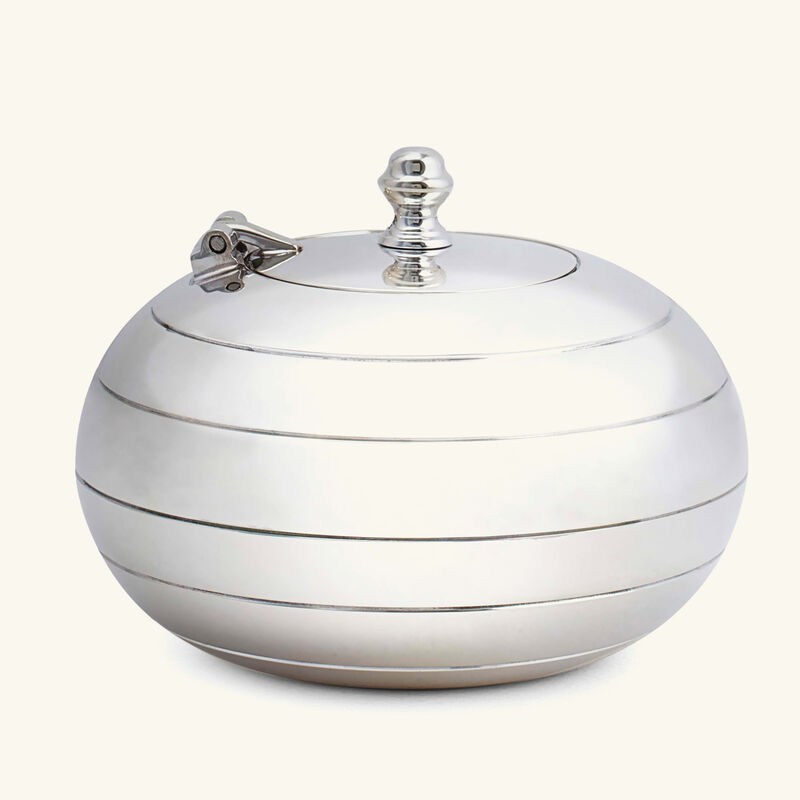 كريستوفل منفضة دائرية صغيرة جدًا باللون الفضي