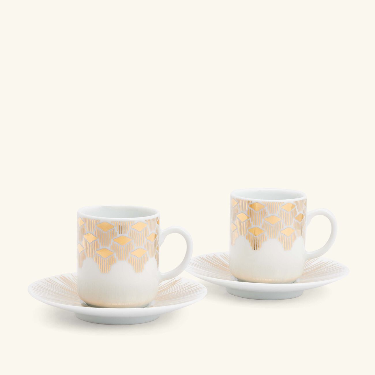 Tamrah by Razan Alazzouni Luna Coffee Cup & Saucer Gold Set of 2 silsal tamrah by razan alazzouni luna coffee cup saucer gold set of 2