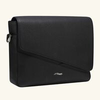 Neo Capsule Messenger Bag Black st dupont neo capsule messenger bag black