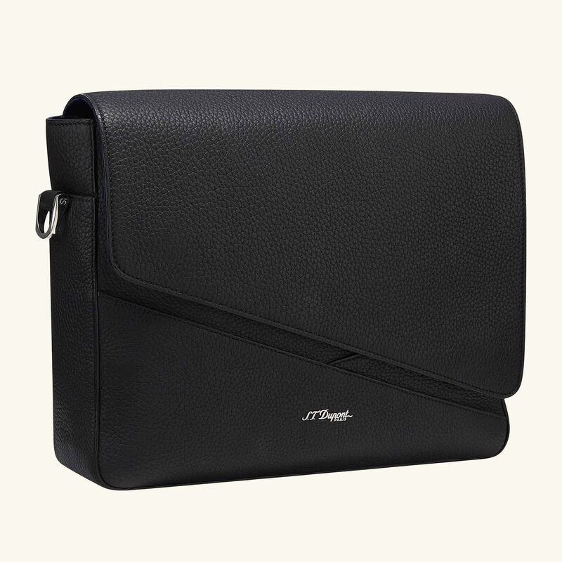 Neo Capsule Messenger Bag Black st dupont neo capsule messenger bag black