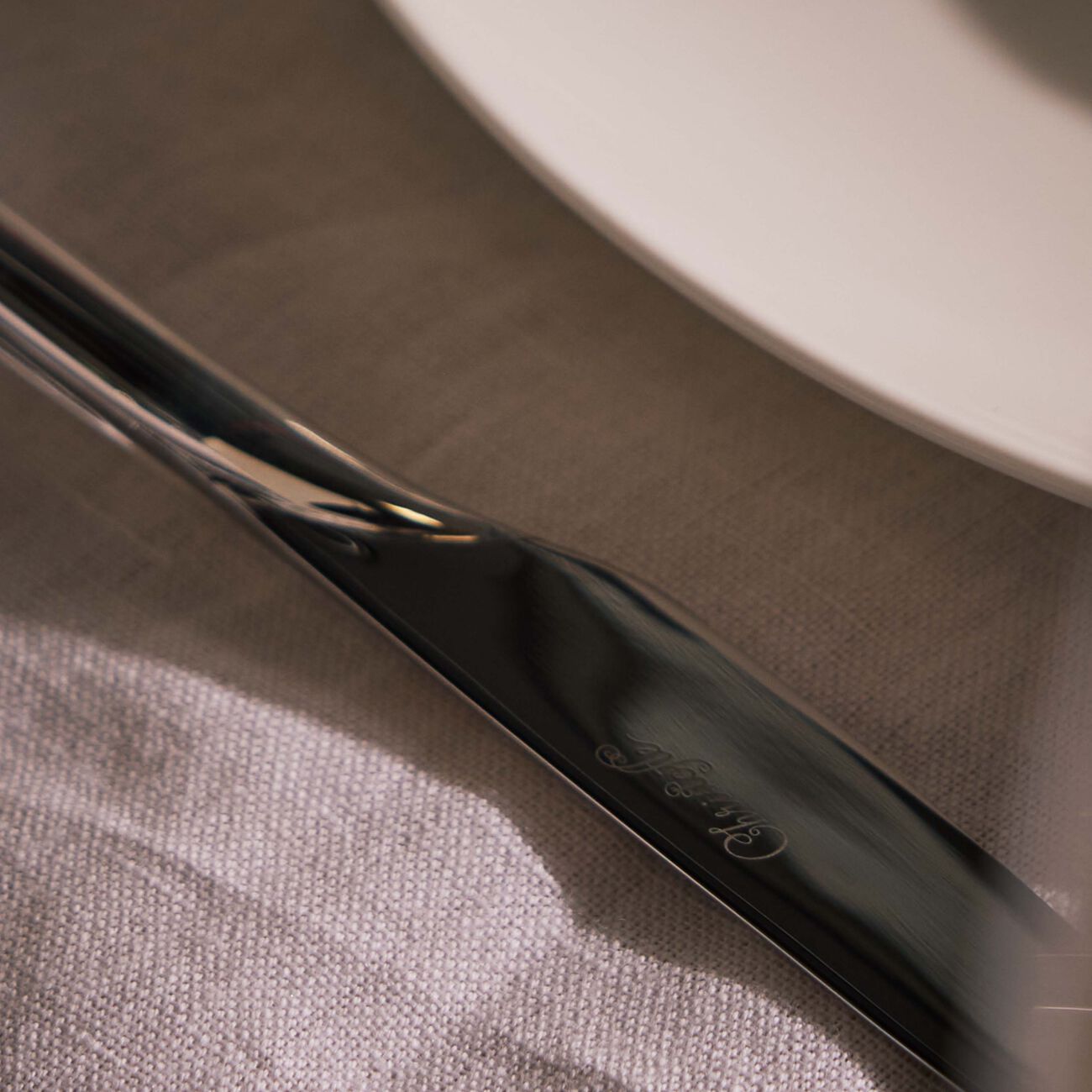 كريستوفل سكين الطعام كاروسيل المطلية بالفضة