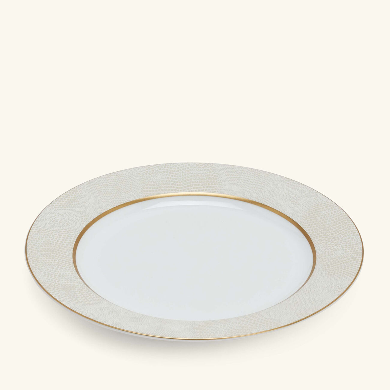 Sauvage Blanc Salad Plate Round White 21cm bernardaud sauvage blanc salad plate round white 21cm