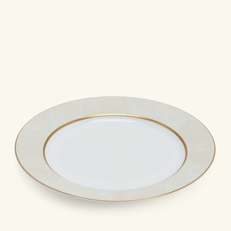 Sauvage Blanc Salad Plate Round White 21cm bernardaud sauvage blanc salad plate round white 21cm