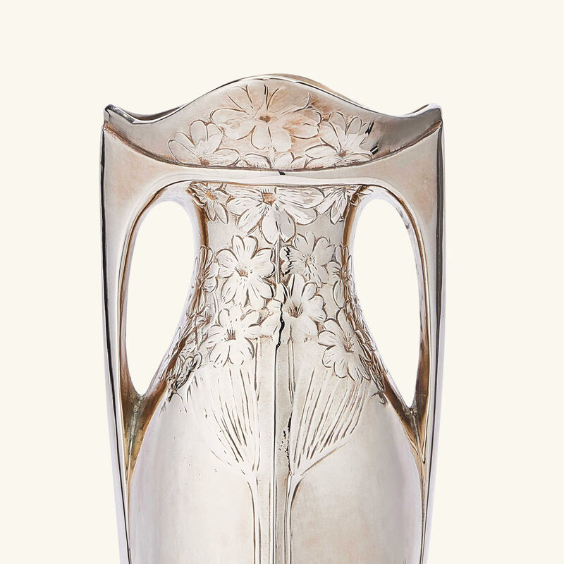 christofle gallia japanese primrose vase medium silver plated