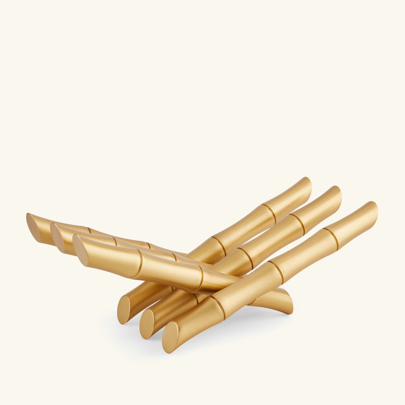 لوبجيه مسند الكتب بامبو باللون الذهبي