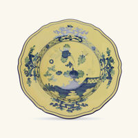ginori 1735 oriente italiano citrino soup plate yellow 24cm