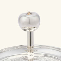 كريستوفل قاعدة الكيك جاردان ديدن من ثلاث طبقات مطلية بالفضة