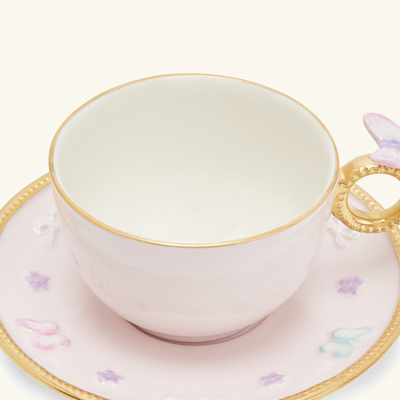 Butterfly Tea Cup & Saucer Pink villari butterfly tea cup saucer pink