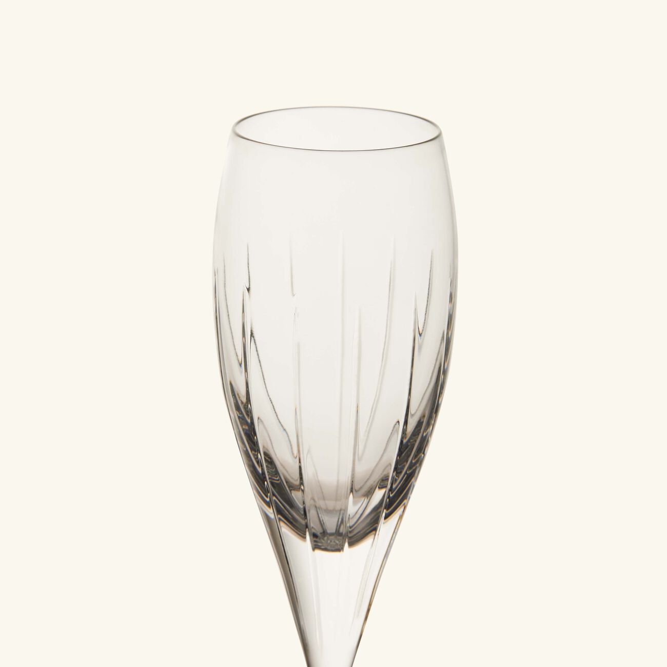 christofle iriana champagne glass clear