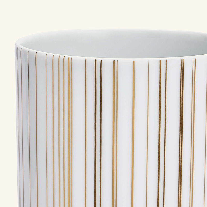 Sol Tube Vase Small Gold bernardaud sol tube vase small gold