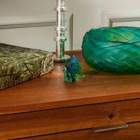 daum butterfly figurine mini blue