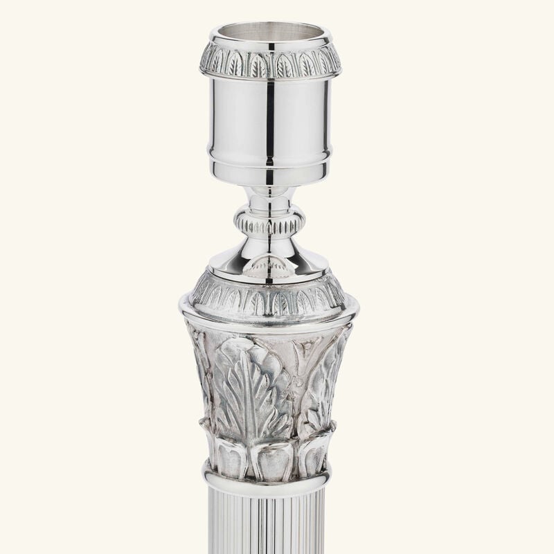 حامل شموع مالميزون مطلي بالفضة كريستوفل حامل شموع مالميزون مطلي بالفضة