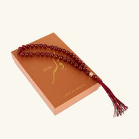 Misbaha Red Aqeeq light of sakina misbaha red aqeeq