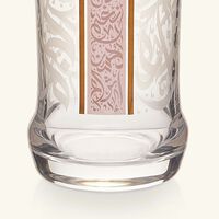 dimlaj nagham tall glass tumbler pink set of 6