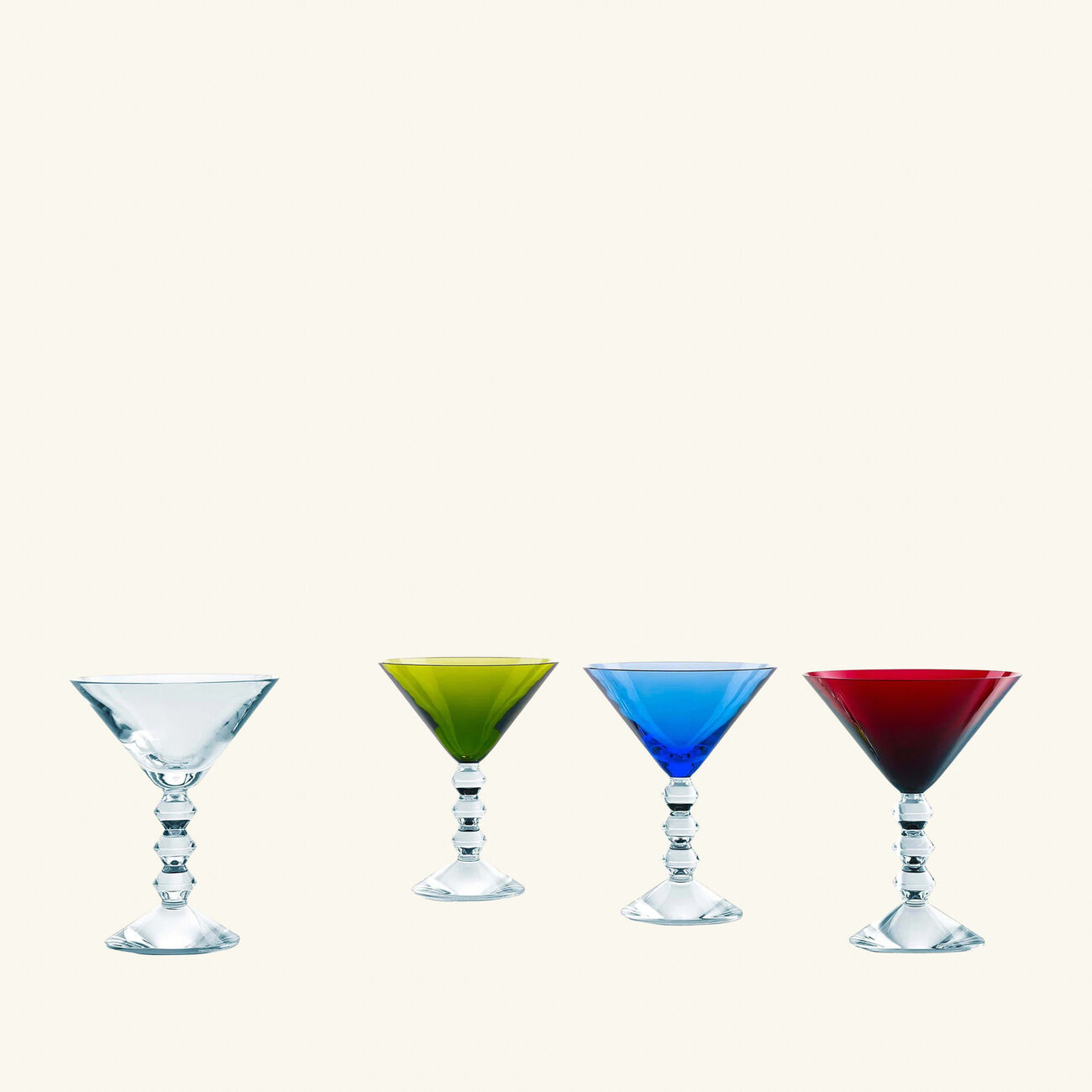 baccarat vega martini glass set of 4