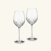 Lismore Wine Glasses Clear Set Of 2 waterford lismore wine glasses clear set of 2