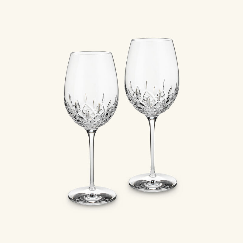 Lismore Wine Glasses Clear Set Of 2 waterford lismore wine glasses clear set of 2