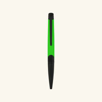 st dupont fluo defi milenium ballpoint pen neon green