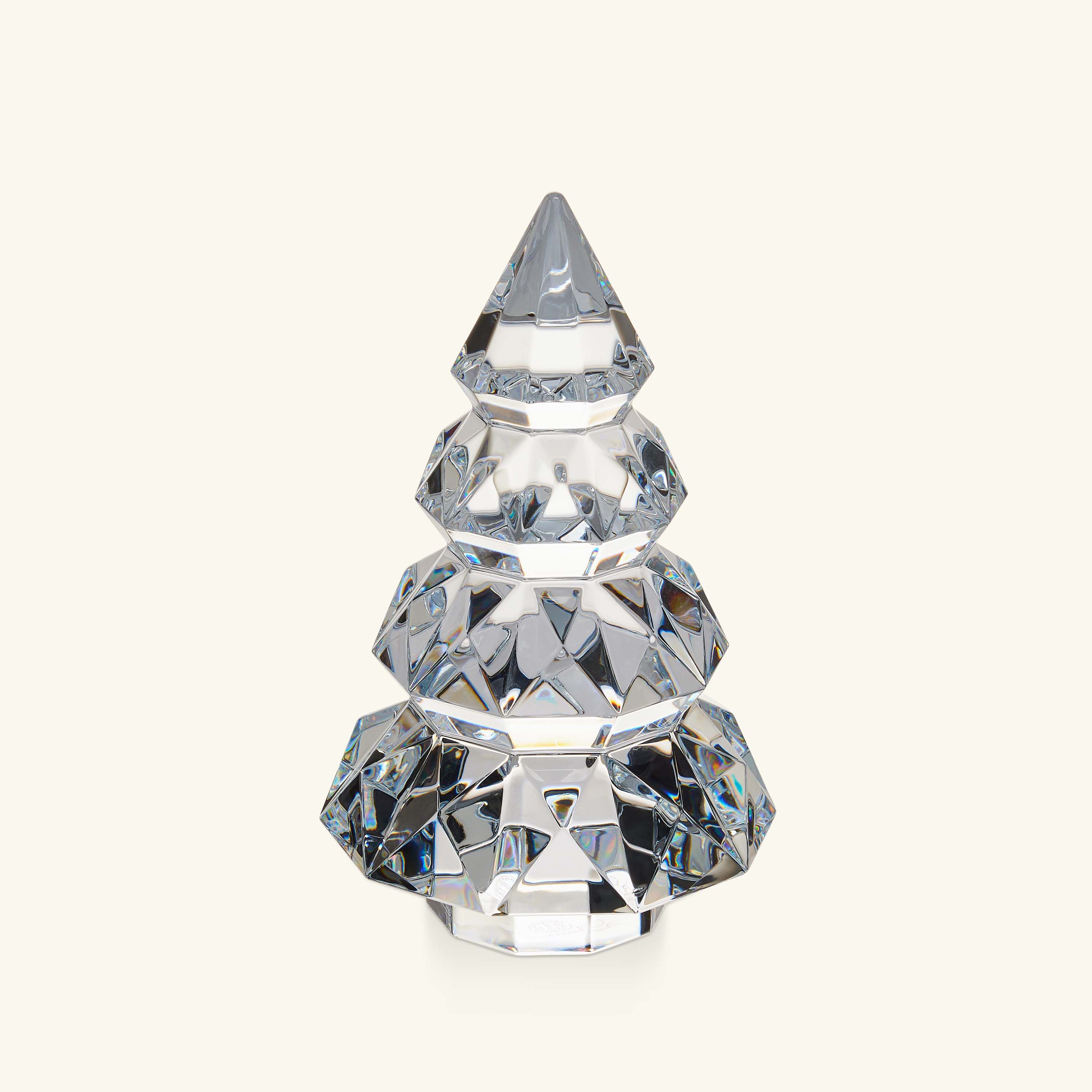 Baccarat Noël Louxor Tree Ornament Small Clear | Tanagra KSA